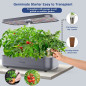 Yoocaa Jardin Hydroponique dIntérieur: Cultivez Facilement Herbes et Légumes Frais!