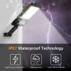 JAMIEWIN 120 led Solar Street Lights Outdoor Wireless Solar Security Wall Light Motion Sensor with 3 Lighting Modes for Porch
