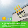 Solar Lights Outdoor 310 LED 2500Lm Solar Motion Lights with Upgraded IP65 Waterproof Seal, 270 Degree Wide Angle 3 Optional