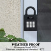 Security Key Lock Box, Bluetooth Smart Secured Lock Box with Management APP, Electronic Digital Security Safe Lock Box with