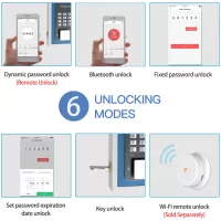 Boîte à Clés Bluetooth Sécurisée WeHere: Accès Facile et Contrôle Total! Idéal Propriétaires & Pros