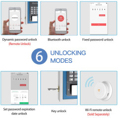 Boîte à Clés Bluetooth Sécurisée WeHere: Accès Facile et Contrôle Total! Idéal Propriétaires & Pros