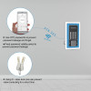 WeHere Key Lock Box use Bluetooth/One-Time Password/Fixed Code Unlock, Electronic Lock Box for House Key, Wall Mount Hide a Key