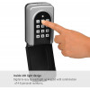 ANSLOCK Key Lock Box, Outside Key Storage Lockbox with Code for Office, House, Warehouse, Wall Mount Push Button Combination