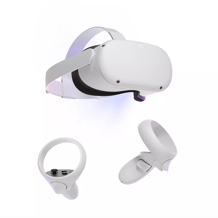 Meta Quest 2: Vivez la VR Immersive Sans Limites! Graphismes HD, Sans Fil, et Confort Inégalé
