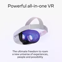 Meta Quest 2: Vivez la VR Immersive Sans Limites! Graphismes HD, Sans Fil, et Confort Inégalé