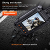 Blueskysea A12 Motorcycle Dash Cam Camera,1080p 30fps Dual Wide Angle 150° Lens Sportbike Recording DVR with 3'' Full Fit Screen