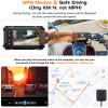 Blueskysea A12 Motorcycle Dash Cam Camera,1080p 30fps Dual Wide Angle 150° Lens Sportbike Recording DVR with 3'' Full Fit Screen