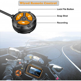 ZOMFOM Dash Cam Waterproof Recording Camera for Motorcycle