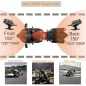 Caméra Moto ZOMFOM : Double 1080p, Étanche IP67, GPS, Wi-Fi - Sécurité et Aventure Garantie !