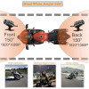ZOMFOM Dash Cam Waterproof Recording Camera for Motorcycle, 3'' LCD Front and Rear FHD 1080P Waterproof Lens Wide Angle 150°