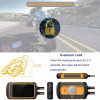 ZOMFOM Dash Cam Waterproof Recording Camera for Motorcycle, 3'' LCD Front and Rear FHD 1080P Waterproof Lens Wide Angle 150°
