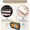 ZOMFOM Dash Cam Waterproof Recording Camera for Motorcycle, 3'' LCD Front and Rear FHD 1080P Waterproof Lens Wide Angle 150°