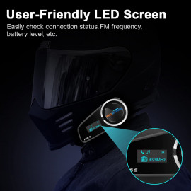 Motorcycle Bluetooth Headsets Communicaton System Fodsports FX6S