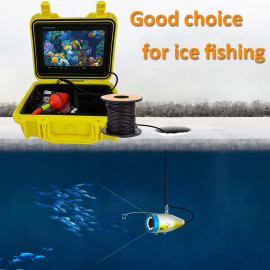 Kayak Boat Fishfinder Waterproof Underwater Fishing Finder LCD Display  Water Depth Echo Sounder Battery Operated for Fishmen