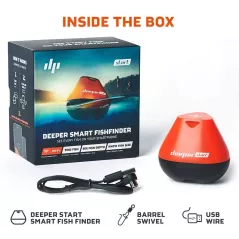 Deeper START: Sondeur de Pêche Intelligent Wi-Fi - Trouvez le Poisson Facilement!