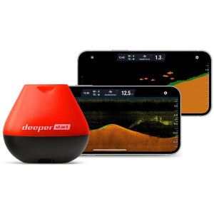 Deeper START Smart Fish Finder – Castable Wi-Fi fish finder for recreational fishing from dock, shore or bank