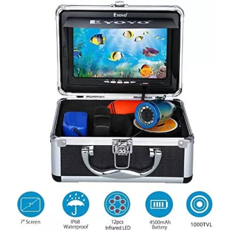 Eyoyo Caméra de Pêche Sous-Marine 7 LCD: Vision Claire & Immersion Totale!