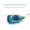Eyoyo Portable Underwater Fishing Camera Waterproof 1000TVL Video Fish Finder 7 inch LCD Monitor 12pcs IR Infrared Lights for