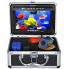Eyoyo Portable Underwater Fishing Camera Waterproof 1000TVL Video Fish Finder 7 inch LCD Monitor 12pcs IR Infrared Lights for