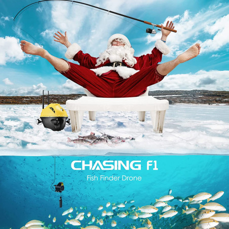 Chasing F1 Underwater Drone Underwater Drone Portable with 1080P Full HD Camera & Night Infrared Scene 65 FT Depth and