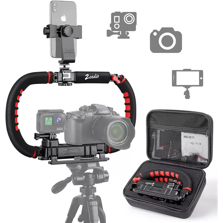 Stabilisateur Caméra Zeadio: Vidéos Pro avec Votre Smartphone! Qualité, Stabilité & Accessoires