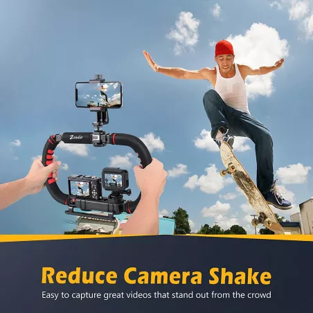 Stabilisateur Caméra Zeadio: Vidéos Pro avec Votre Smartphone! Qualité, Stabilité & Accessoires