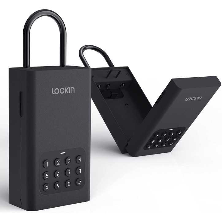Coffre à Clés Connecté Lockin : Sécurité Bluetooth Extérieure, Accès Facile & Partagé