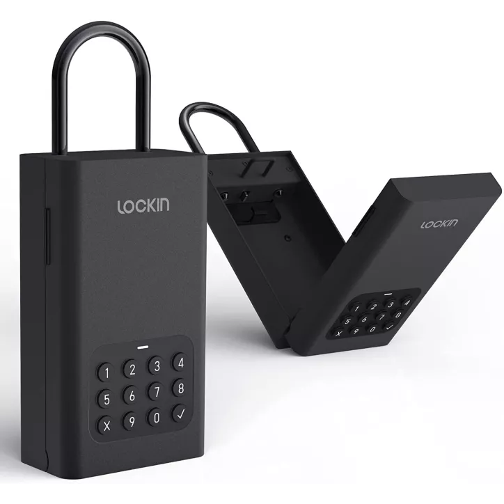 Coffre à Clés Connecté Lockin : Sécurité Bluetooth Extérieure, Accès Facile & Partagé