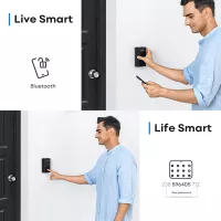Coffre à Clés Connecté Lockin : Sécurité Bluetooth Extérieure, Accès Facile & Partagé