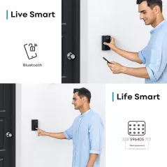 Coffre à Clés Connecté Lockin : Sécurité Bluetooth Extérieure, Accès Facile & Partagé