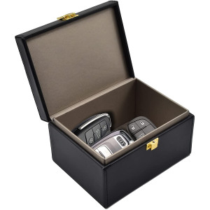 briidea Faraday Box Key Fob Protector, RFID Signal Blocking Box, Faraday Box Signal Blocking Shielding Box for Car Key