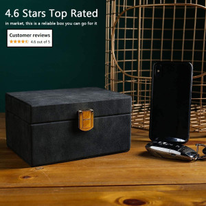 briidea Faraday Box Key Fob Protector, RFID Signal Blocking Box, Faraday Box Signal Blocking Shielding Box for Car Key