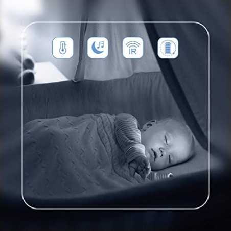 Moonybaby Video Baby Monitor, the multifuntional camera