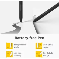 XENCELABS Tablette à Dessin Moyenne, Tablettes Graphiques avec 40 Touches Rapides Personnalisables, Tablette à Stylet