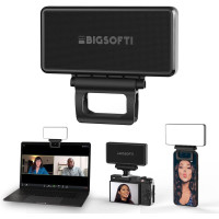 BIGSOFTI - Mini lumière douce portable pour une meilleure photographie et vidéo. Fini les selfies encombrants pour la diffusion
