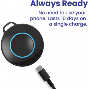 POM Safe Smart Protector - Dispositif de sécurité personnel porte-clés - Déclencheur de faux appels téléphoniques, envoi