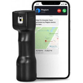 Plegium Smart Pepper Spray - GPS, Sirène, Lumière LED