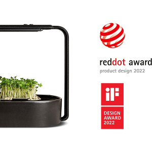 ingarden – Superfood Growing Kit | Indoor Garden with 3 Microgreen Seed Pads | Automated LED Grow Lights | Hydroponic Watering