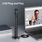 CZUR Dual Webcam & Microphone: Crystal Clear Audio & Video for Streaming, Meetings, and More!