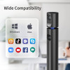 CZUR Halo Streaming Dual Webcam, Professional USB Web Camera1080P with Microphone, 90° View Computer Camera, Plug & Play,