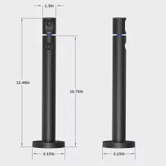 CZUR Halo Streaming Dual Webcam, Professional USB Web Camera1080P with Microphone, 90° View Computer Camera, Plug & Play,