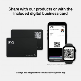 Carte de Visite Digitale Linq - NFC Intelligent et avecQR