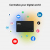 Linq Digital Business Card - Smart NFC Contact and Networking Card (Classic - White)