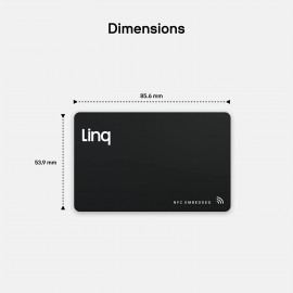 Carte de Visite Digitale Linq - NFC Intelligent et avecQR