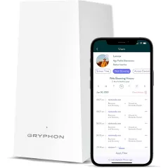 Gryphon AX Advanced Security and Parental Control Tri-Band Mesh WiFi 6 System, 3000 sqft Coverage per Mesh Router WiFi 6,