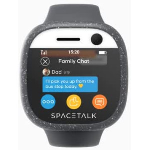 Kids Smart Watch Phone & Kids GPS Tracker - Spacetalk Adventurer 4G Kids Phone Watch with 4G Calls, SOS Alert, 5MP Camera, Safe