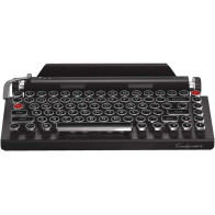 Qwerkywriter S Qwerkytoys Typewriter Inspired Retro Mechanical Wired & Wireless Keyboard with Tablet Stand