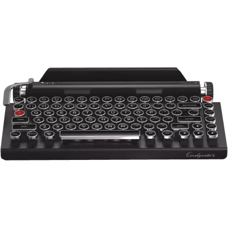 Qwerkywriter S Qwerkytoys Typewriter Inspired Retro Mechanical Wired & Wireless Keyboard with Tablet Stand