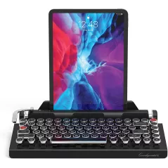 Qwerkywriter S : Clavier Mécanique Rétro Sans Fil - Le Charme Vintage, la Technologie Moderne!